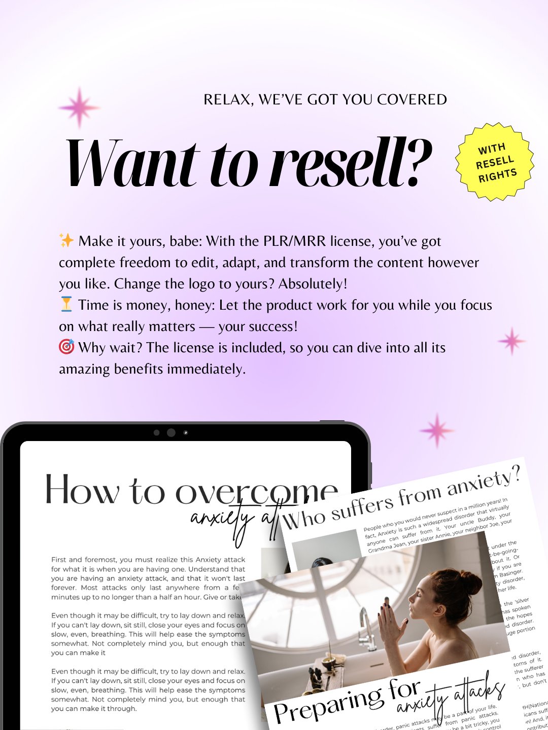 7 Wellness & Self Care eBooks + Workbooks Bundle | MRR PLR Bundle product image (10)