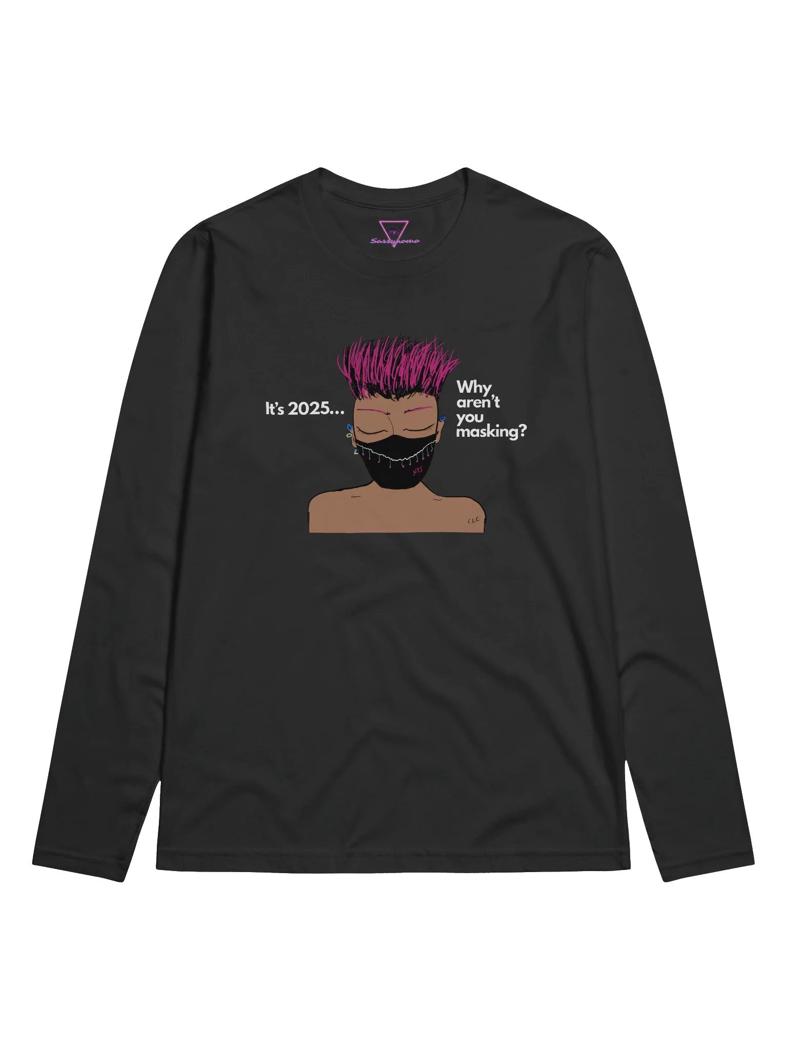 The Real Question long sleeve tee product image (1)