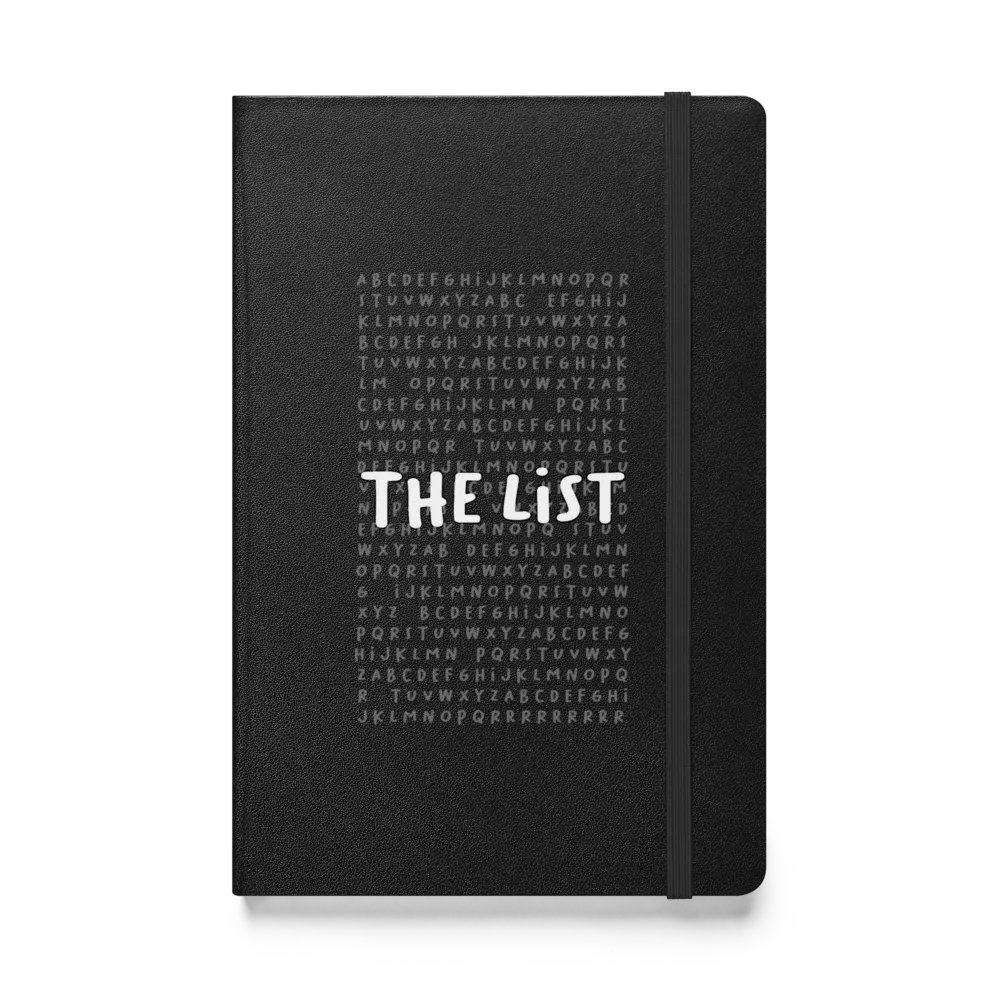 The List Hardcover Bound Notebook product image (1)