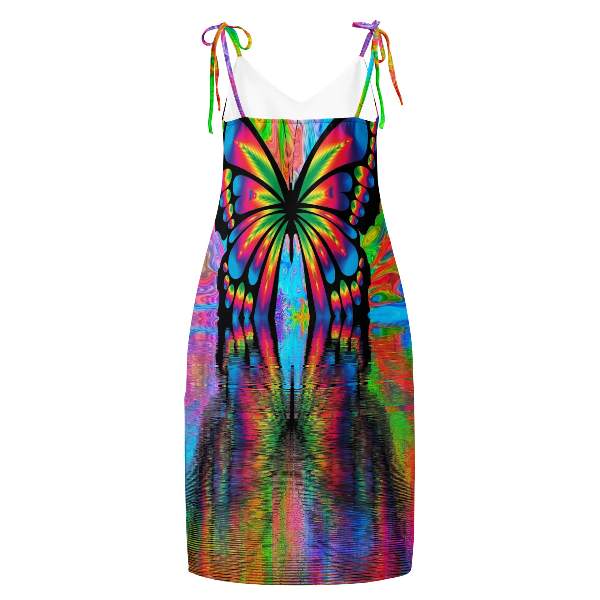 'Butterflies' Breezy Vibes Chiffon Slip Dress product image (1)