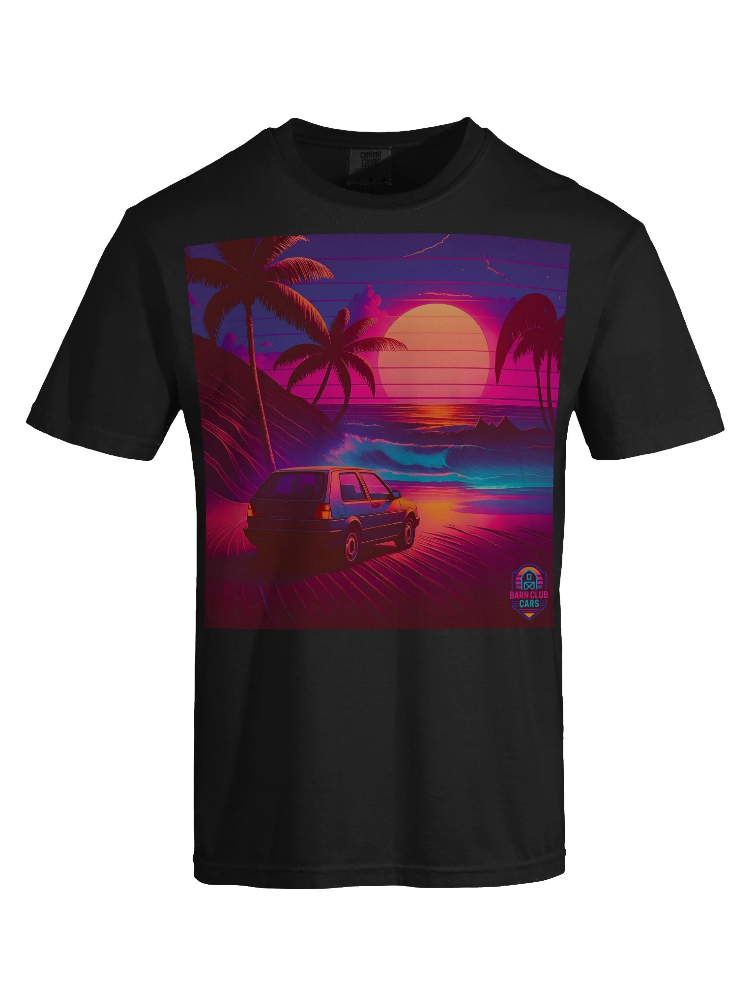 Synth Wave MK2 Golf T Shirt product image (47)
