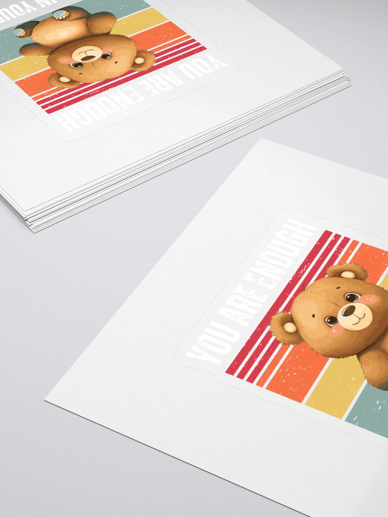 Cheerful Teddy Bear Sticker Set product image (4)