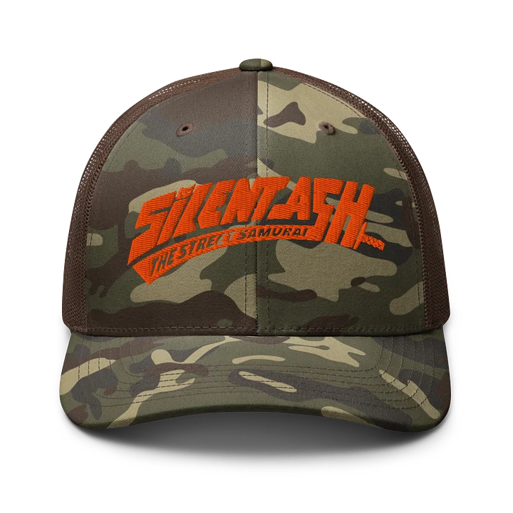 Silent Ash Logo Camo Trucker Hat product image (1)