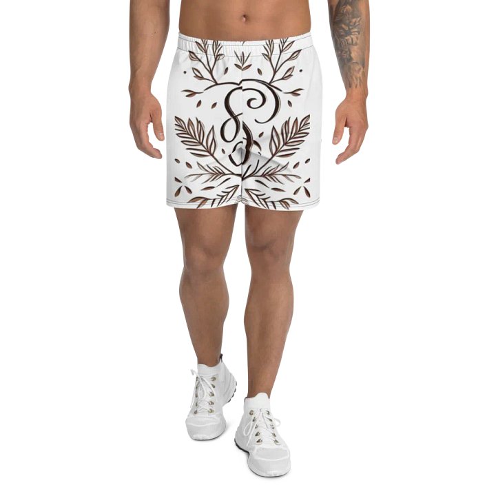 Elegant Monogram Athletic Long Shorts product image (1)