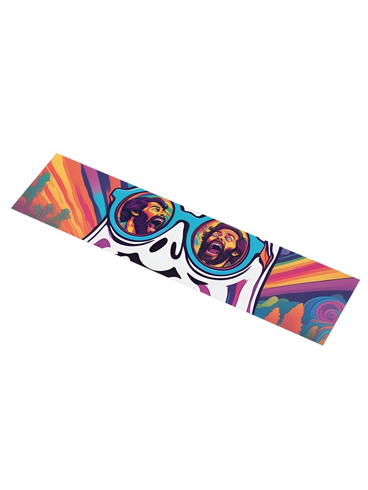 Trippin’ with the Truth – Psychedelic Ghost Bumper Sticker product image (1)