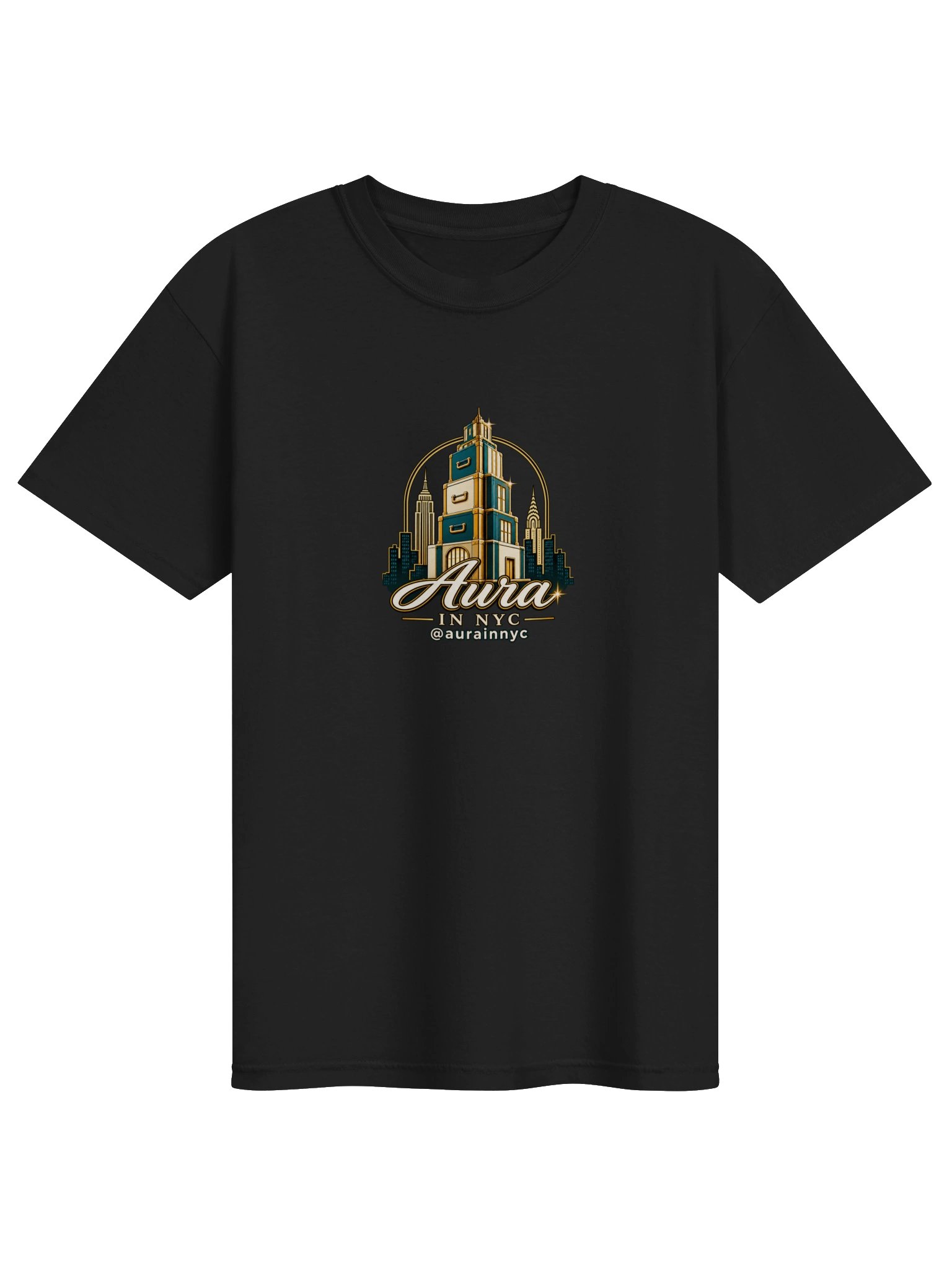Trunk Tower - Aura in NYC T-Shirt - Black product image (1)