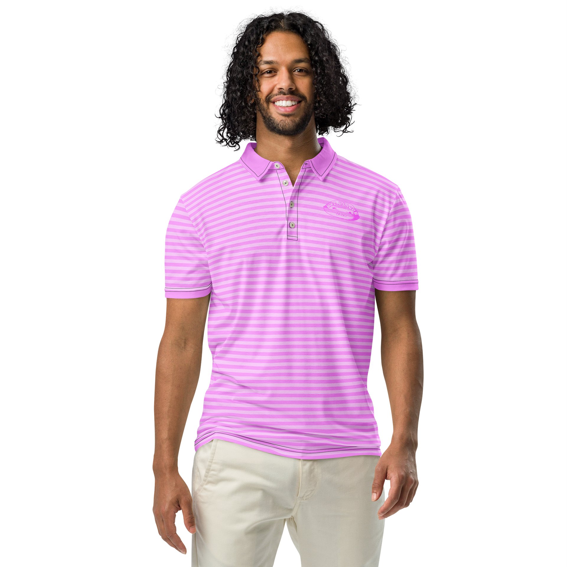 Pink Stripped Polo product image (3)