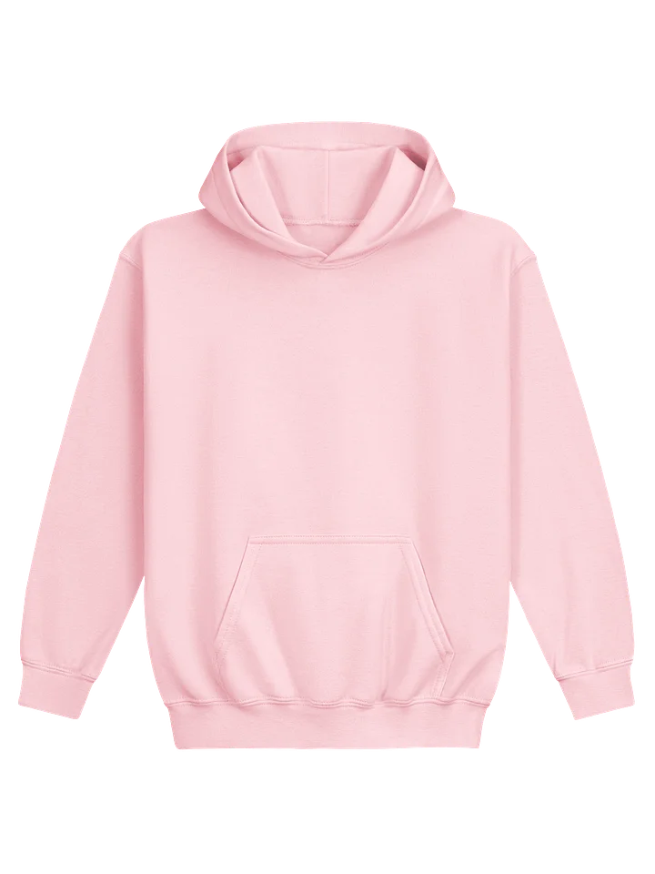 Kids Pull-over Hoodie - Light Pink, Logo on Back product image (1)