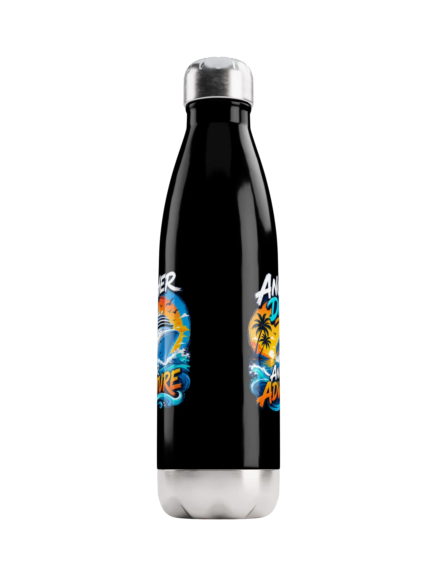 Another Day, Another Adventure Cruise Stainless Steel Water Bottle product image (1)
