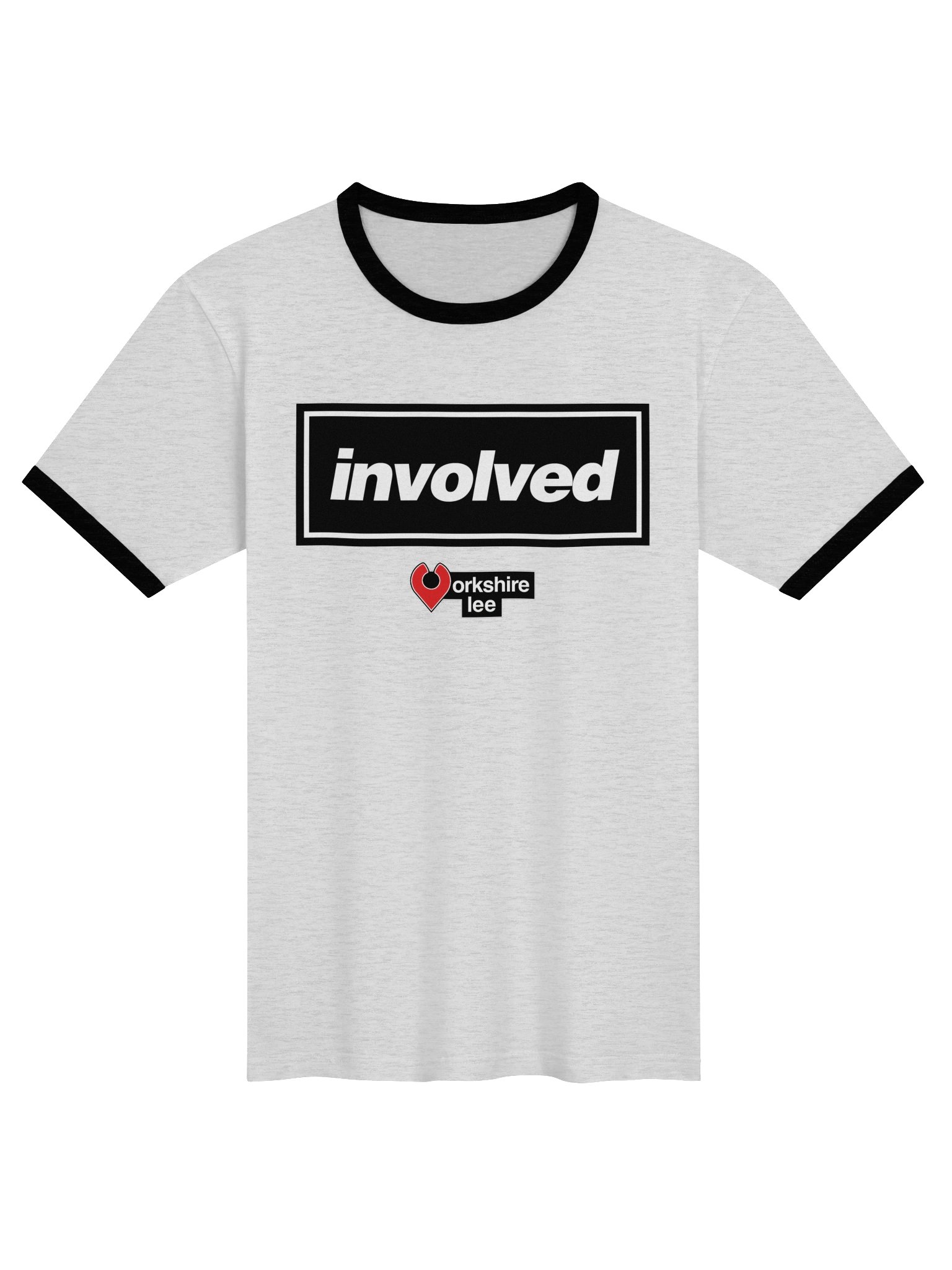 Involved (indie band style) ringer T-shirt (DTFx print) product image (8)