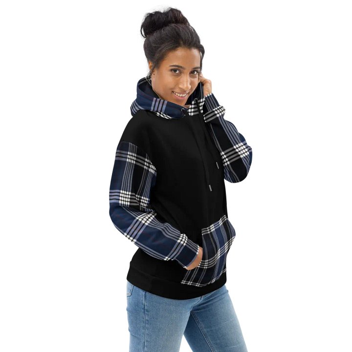 Blue Tartan Brit Artz Hoodie product image (2)
