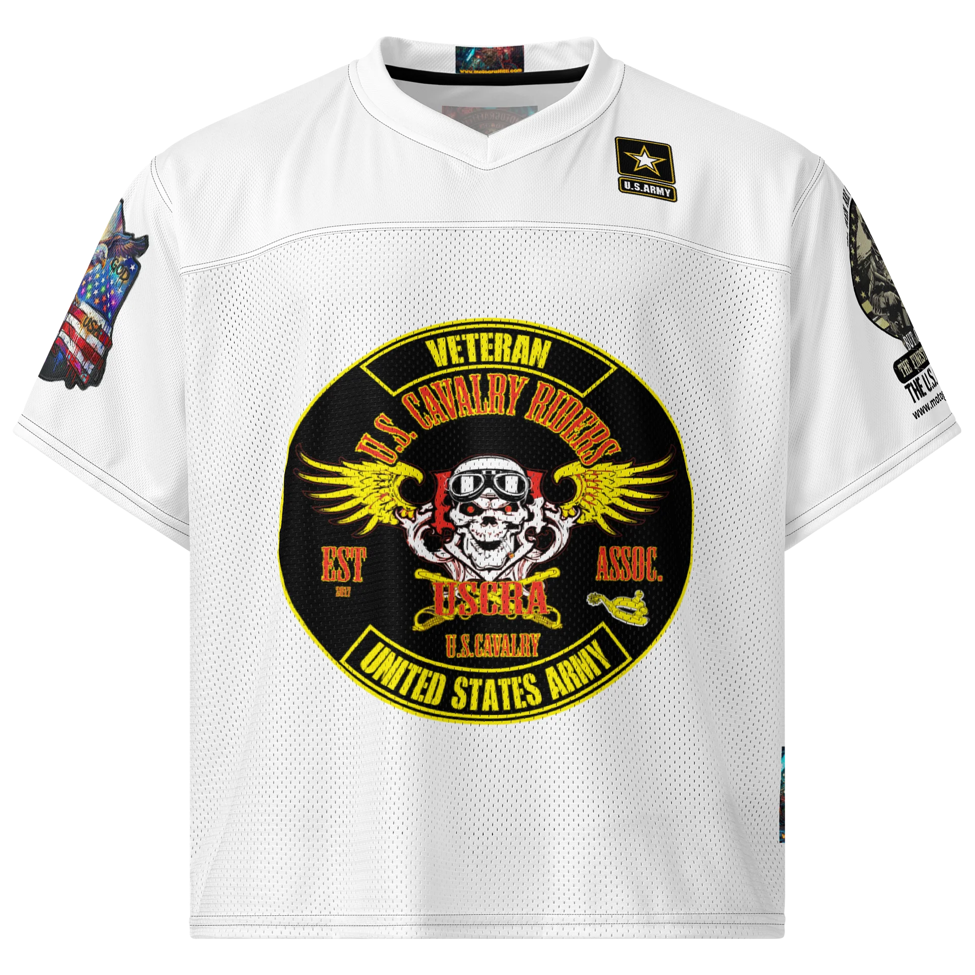USCRA White Football Jersey product image (1)