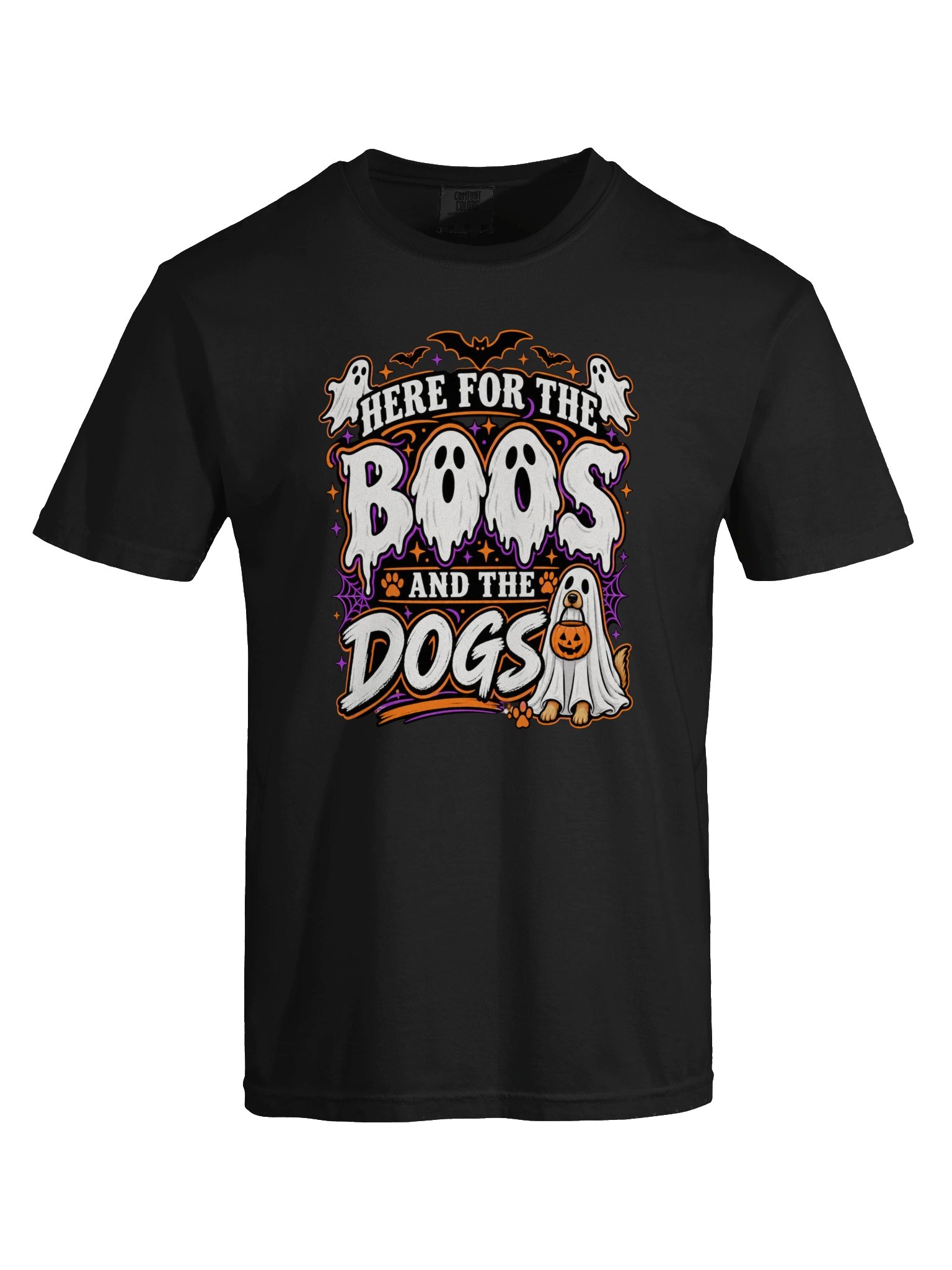 Here for the Boos & the Dogs Halloween T-Shirt – Funny Dog Lover Tee product image (7)