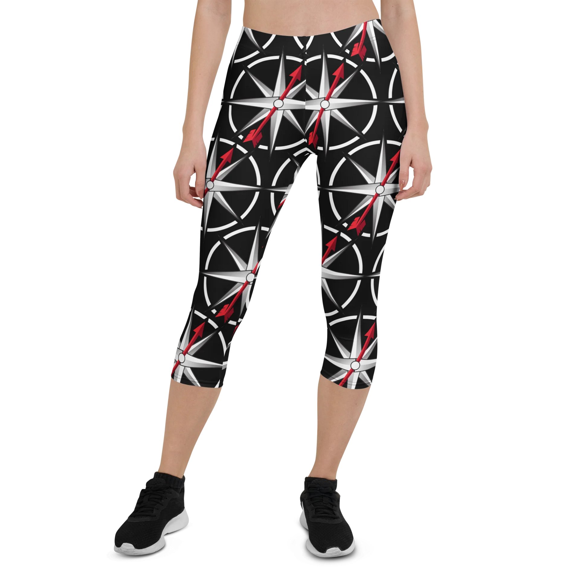 The Compass Trail Capri Leggings – Adventure in Every Step product image (1)