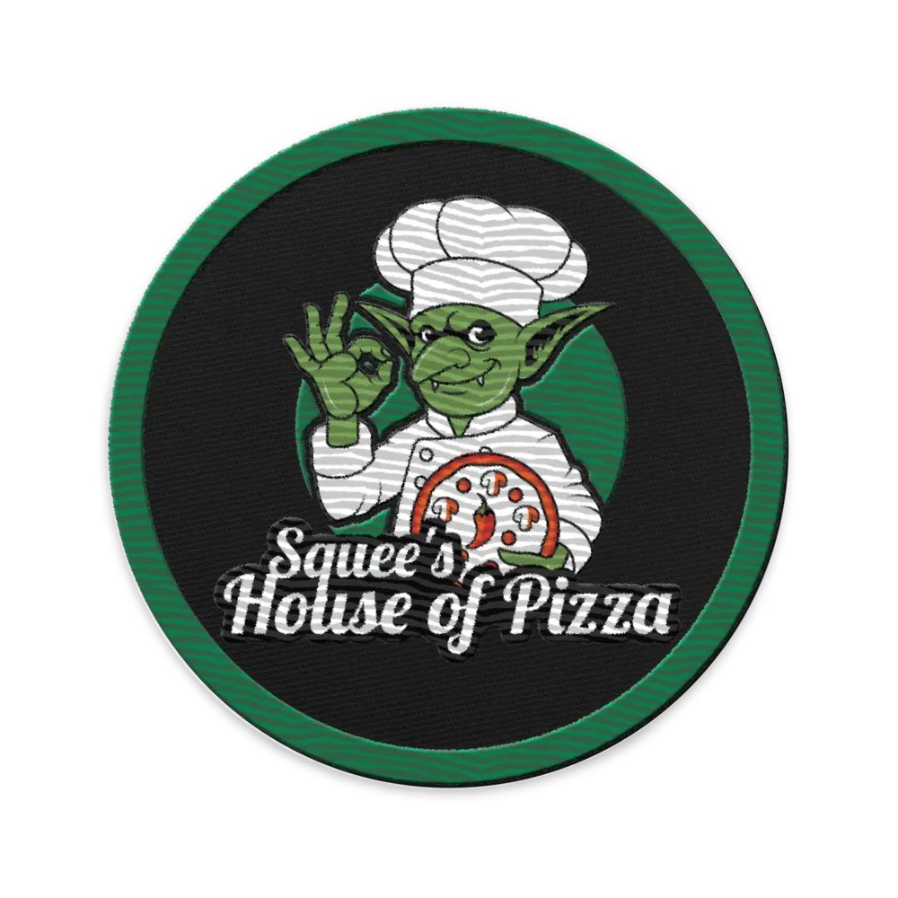 Squee’s House of Pizza Embroidered Patch product image (1)
