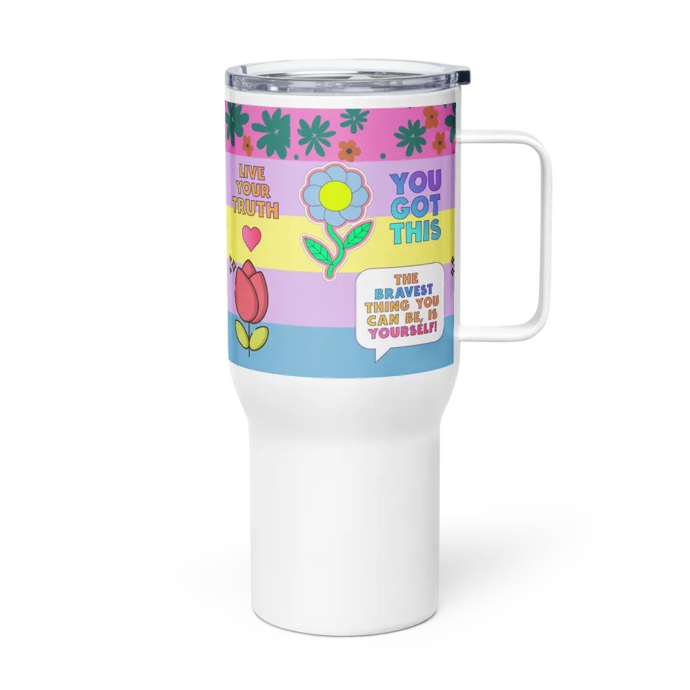 Brave Vibes Travel Mug product image (3)