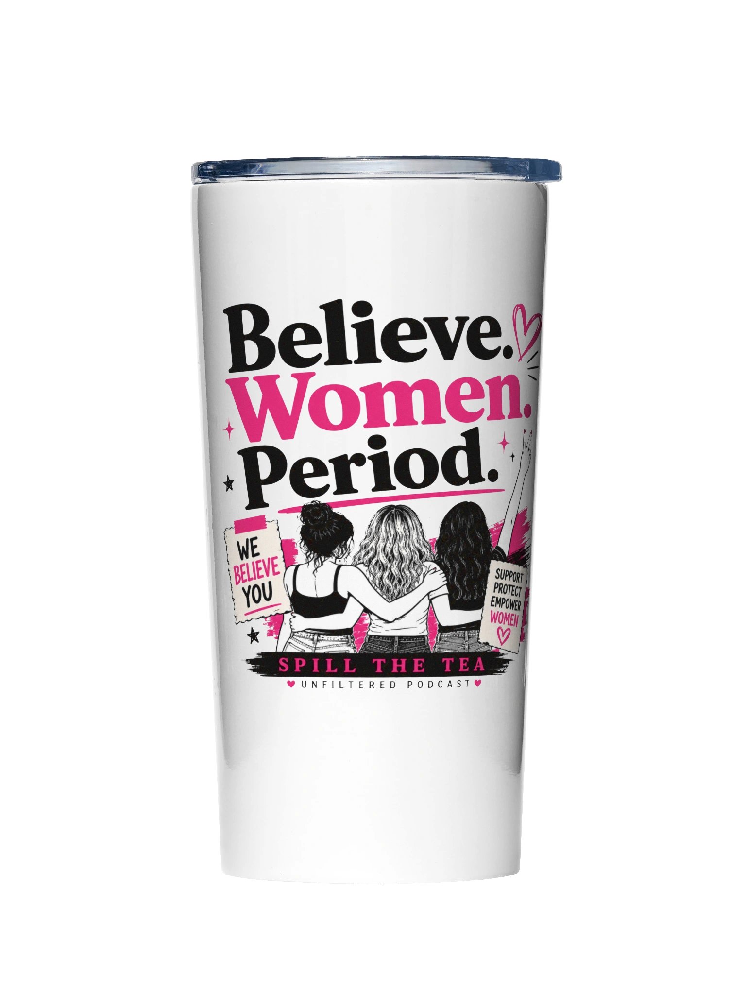 Believe Women Period Tumbler product image (1)