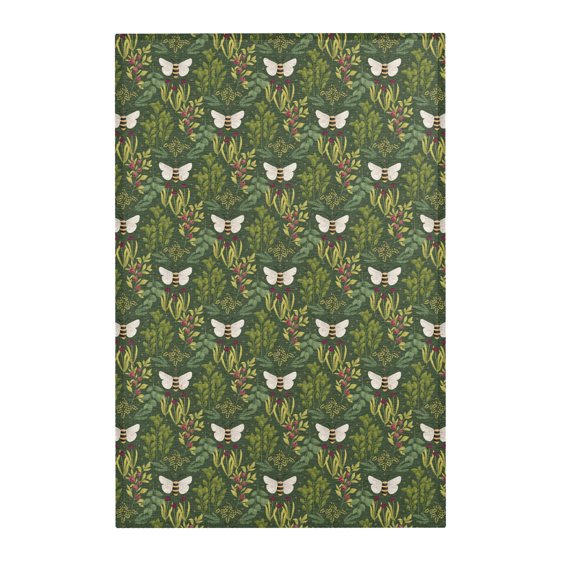 Bees and Foliage Area Rug product image (1)