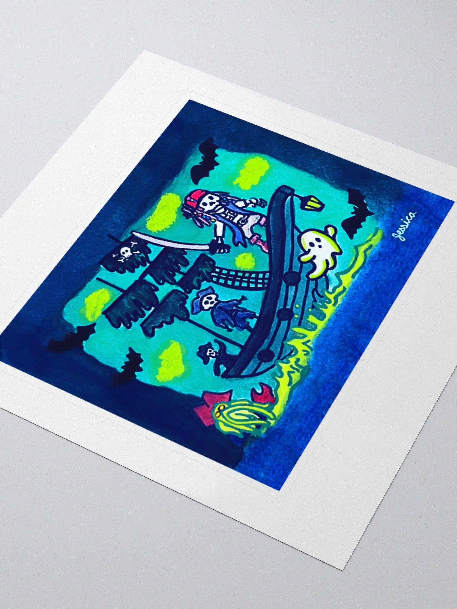 Haunted High Seas Sticker product image (3)