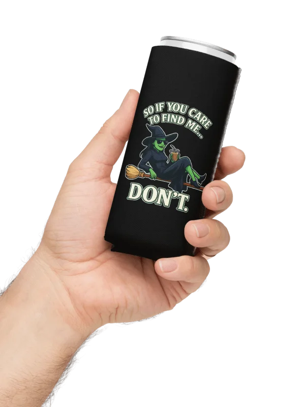Green Witch Can Cooler – Wicked Musical Quote – Broadway Caffeine Vibes – Gift for Broadway Fans product image (1)