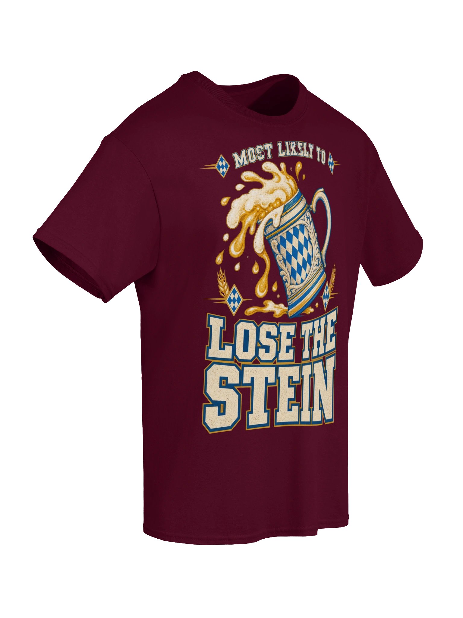 Most Likely to Lose the Stein Funny Oktoberfest Vintage Tee Description: product image (16)