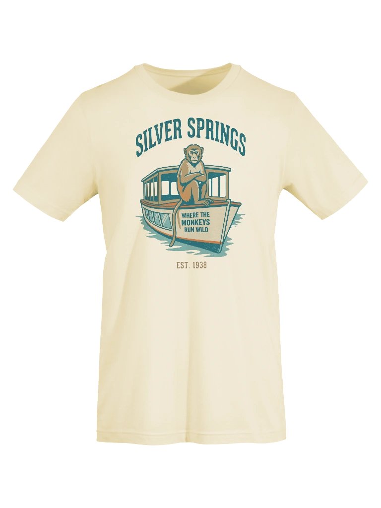 Silver Springs Where The Monkeys Run Wild Tee product image (5)