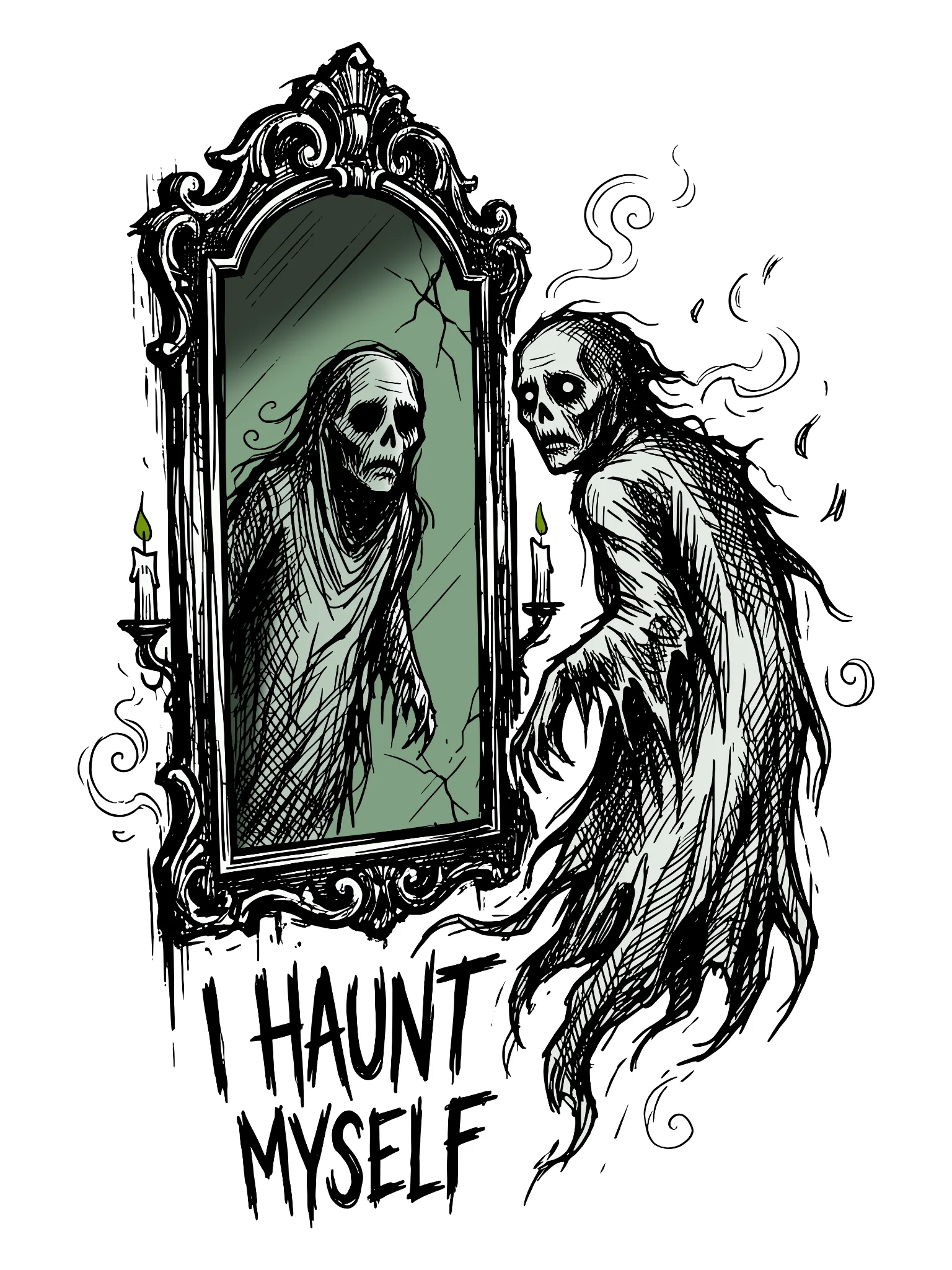 I Haunt Myself Hoodie product image (3)
