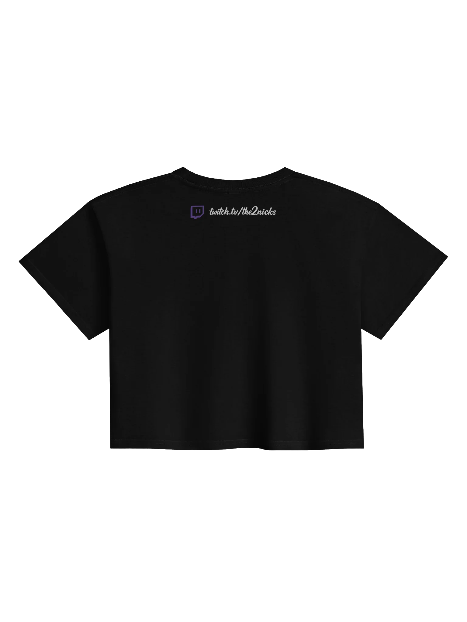 The2Nicks Crop Top Tee - White product image (5)
