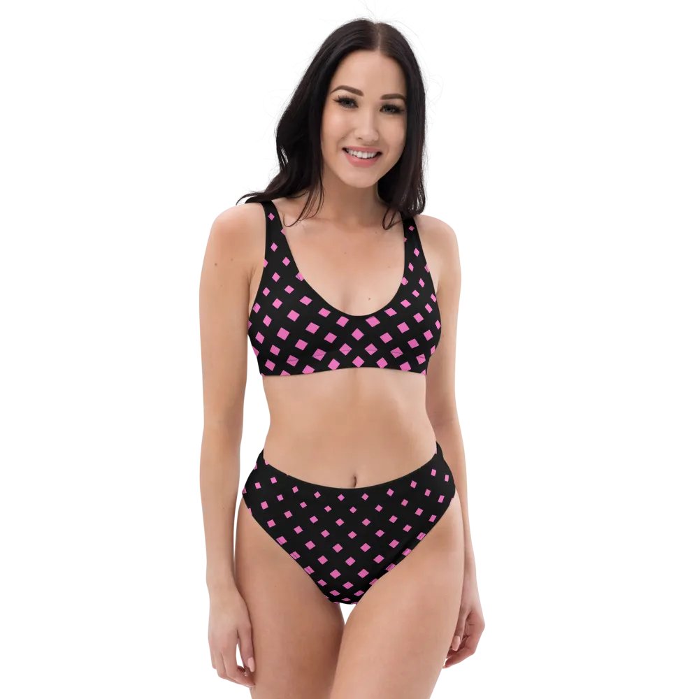 Midnight Sparkle High Waisted Bikini Set product image (3)