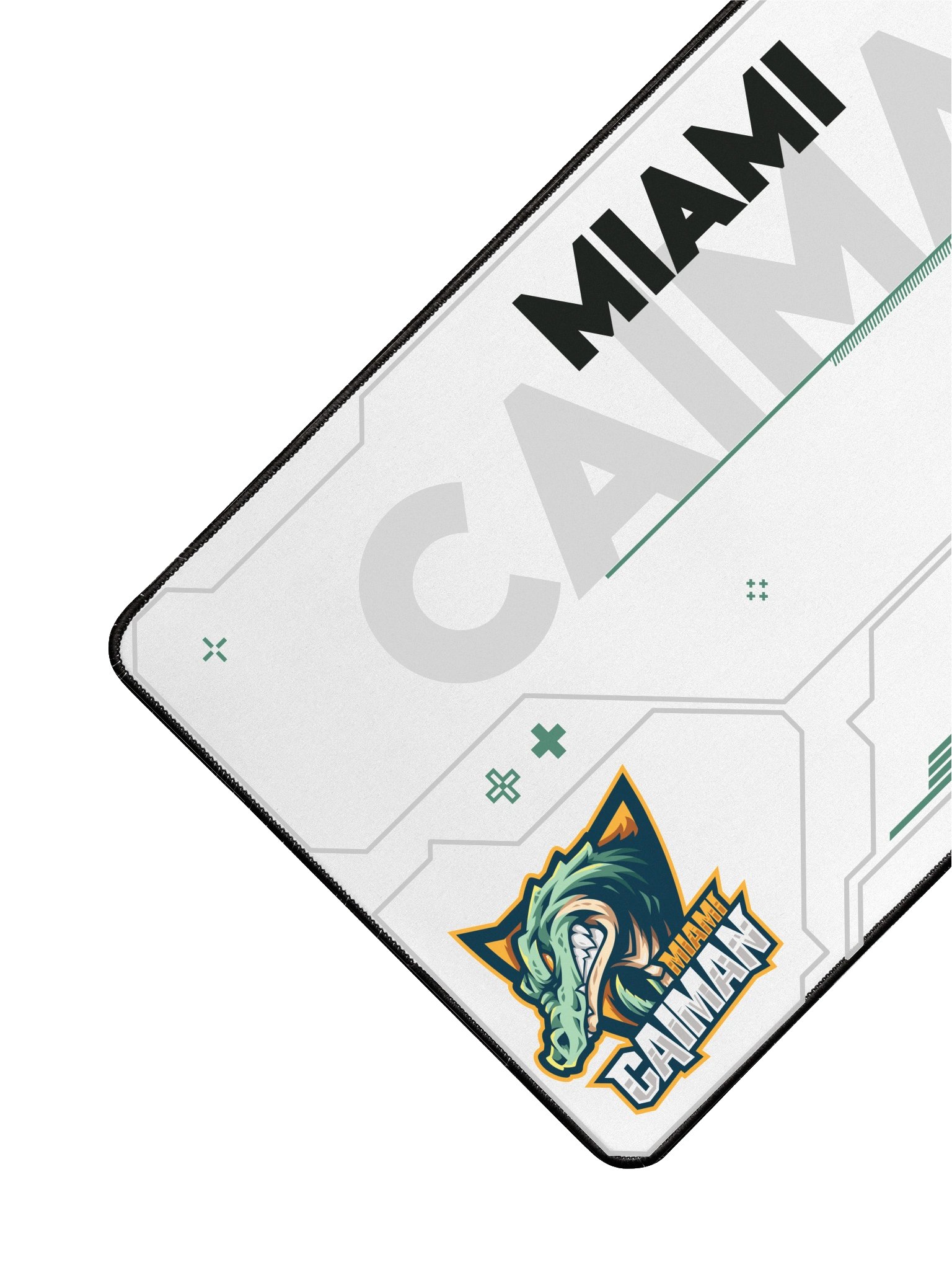 Miami Caiman White Desk Mat product image (3)