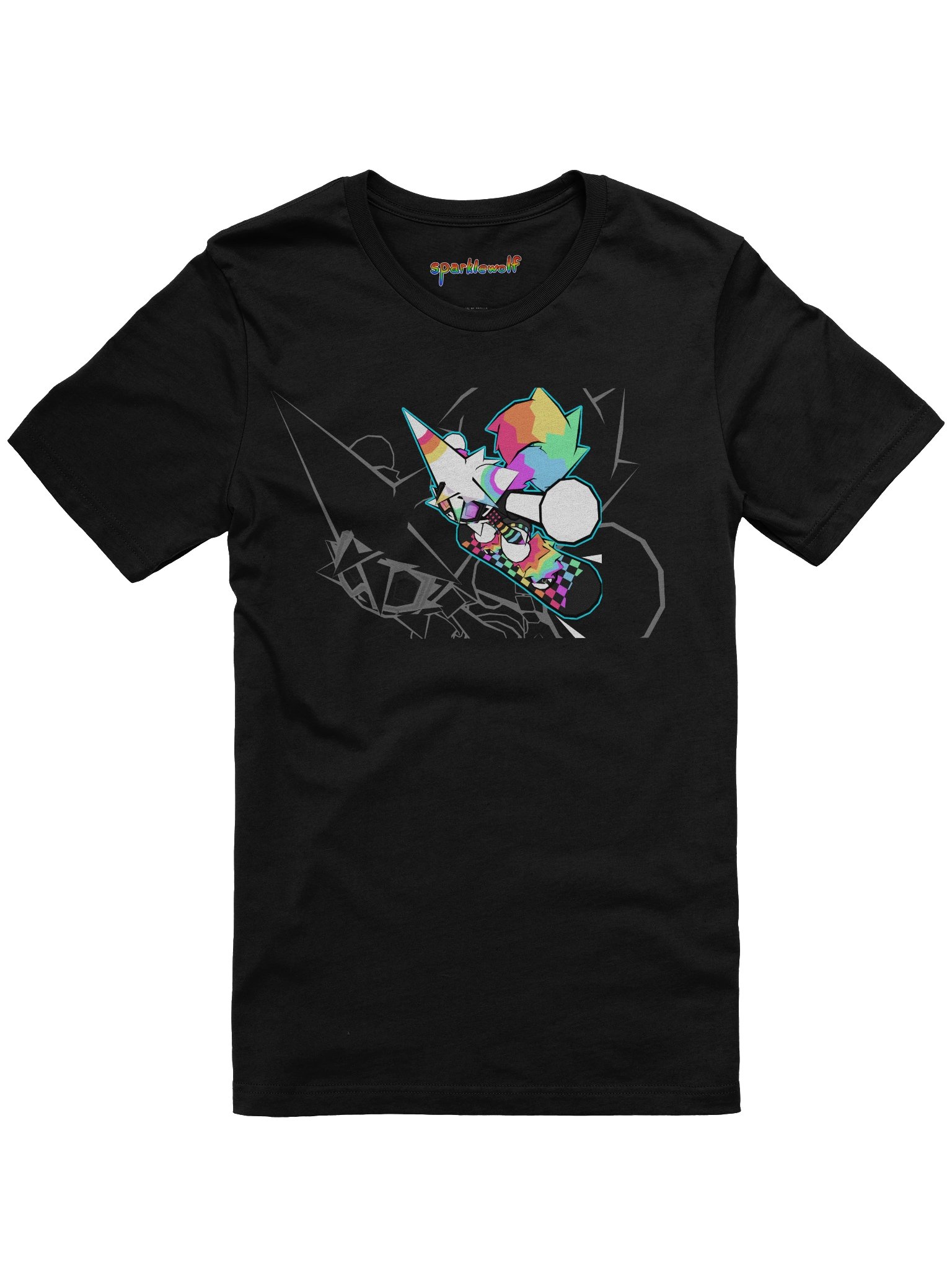 GLITTER SNOWBOARD T-SHIRT product image (1)
