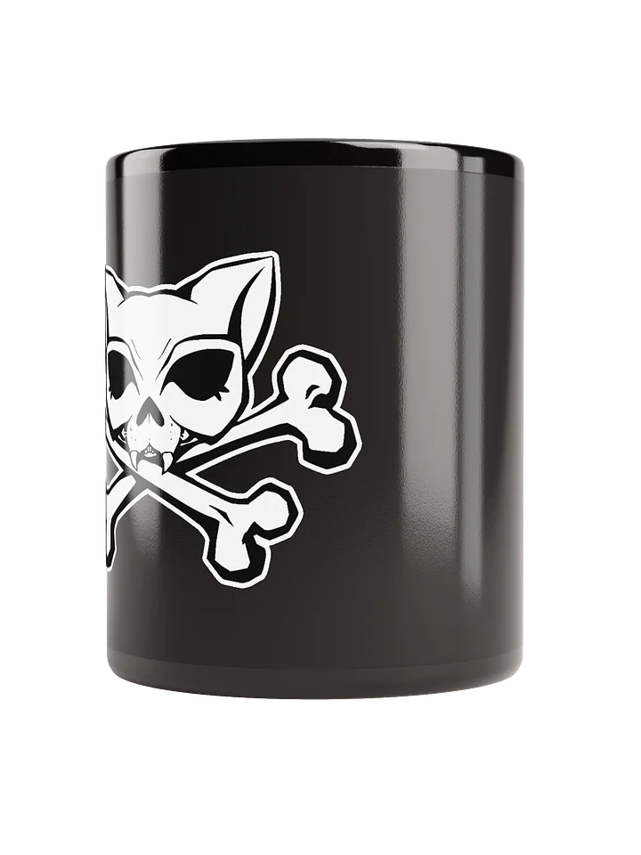 White Kat Skull Blaque Mug product image (3)