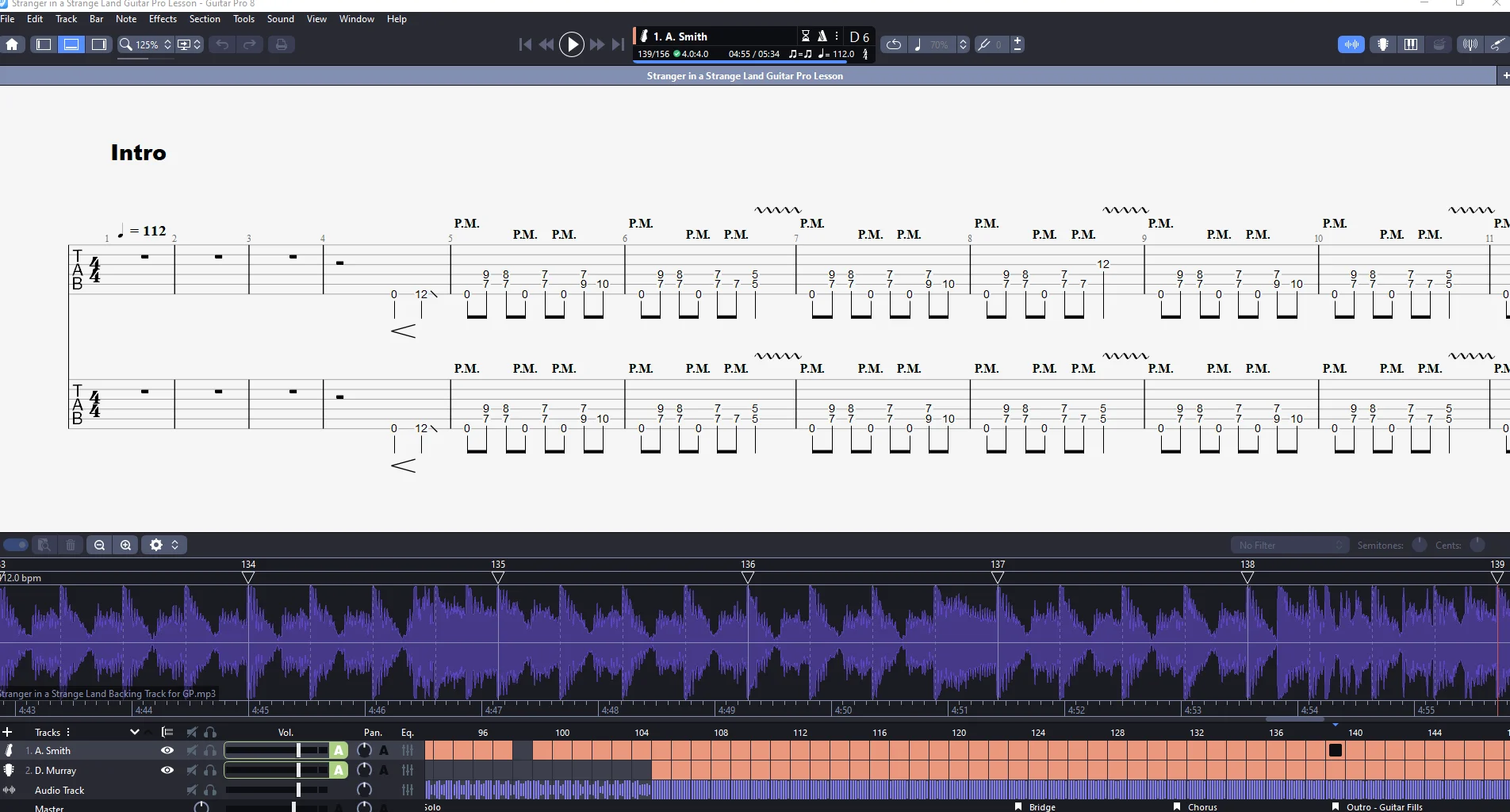 Stranger in a Strange Land | PDF Tab + Guitar Pro | Iron Maiden product image (3)