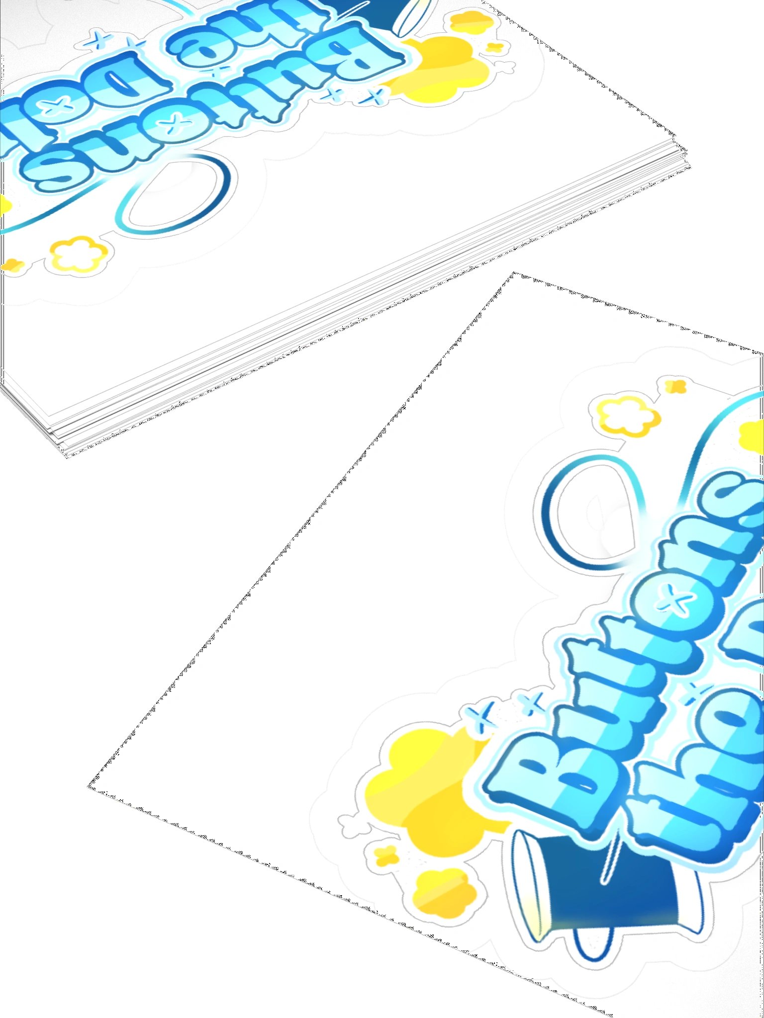 Buttons Logo Sticker product image (4)