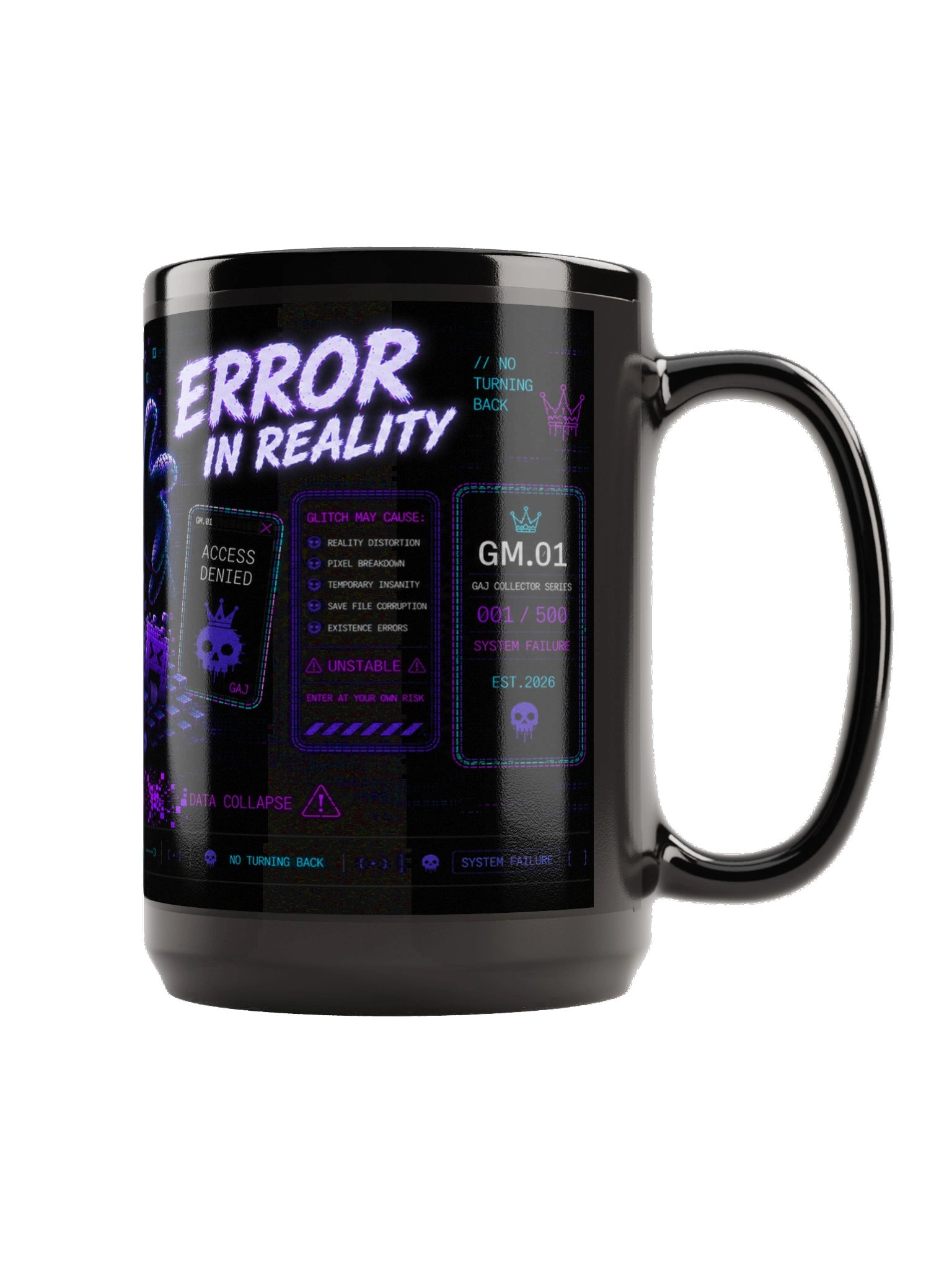 GAJ - GM.01 - Glitch Mode - Gaming Mug product image (3)