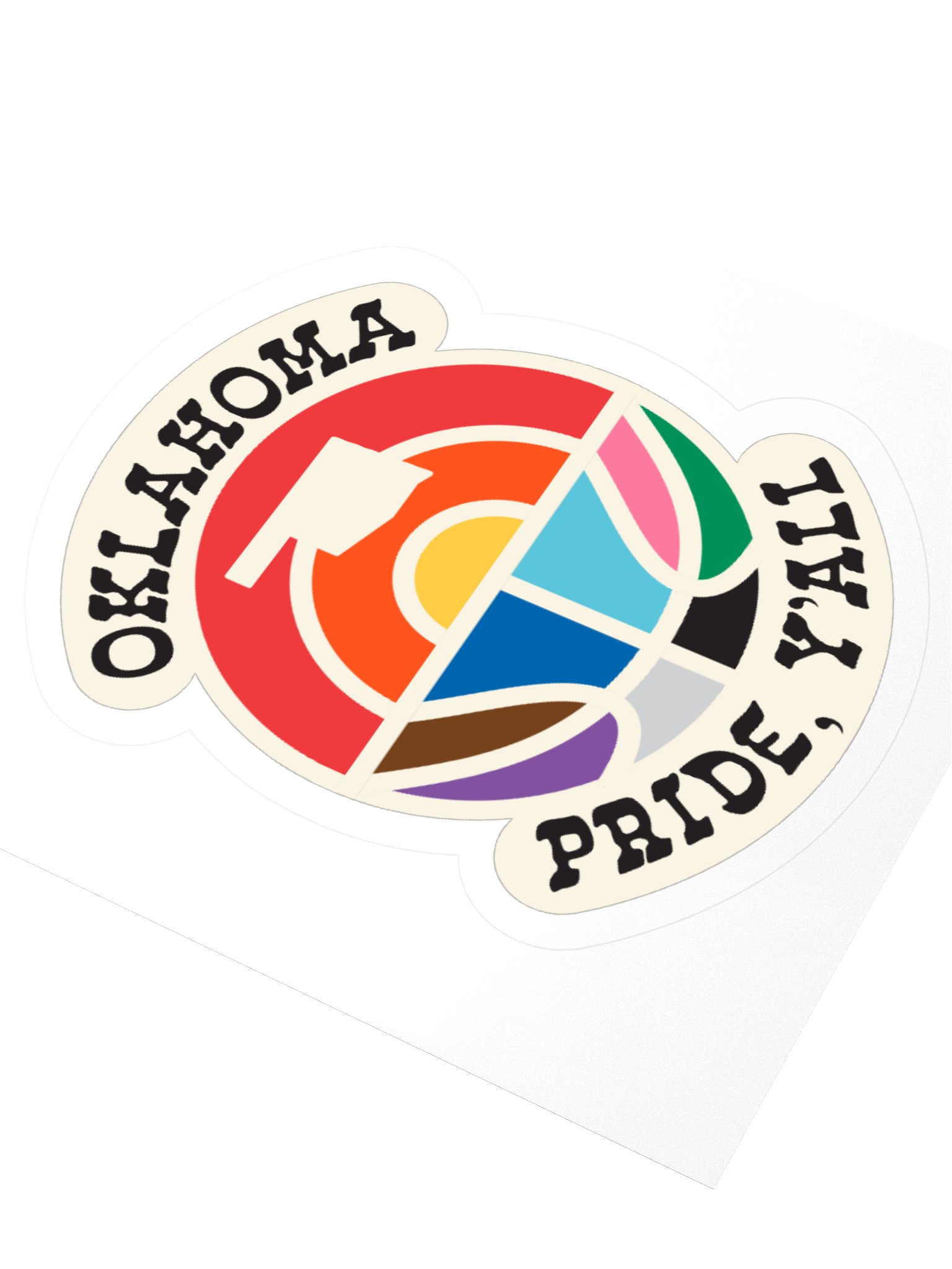 Oklahoma Love and Basketball Pride Sticker product image (7)