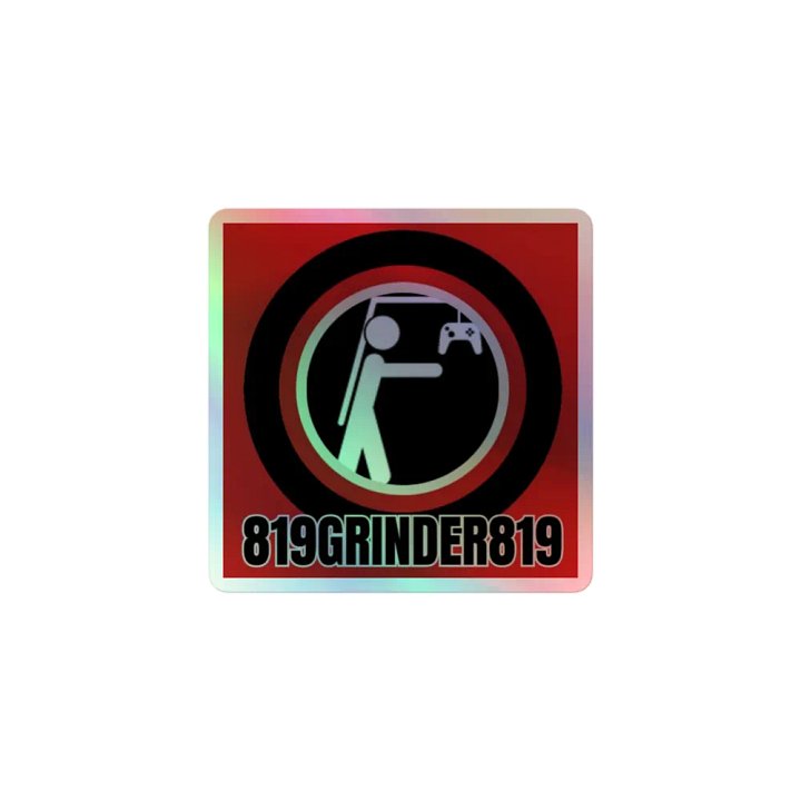 819GRINDER819 Holographic Gaming Sticker Set product image (1)