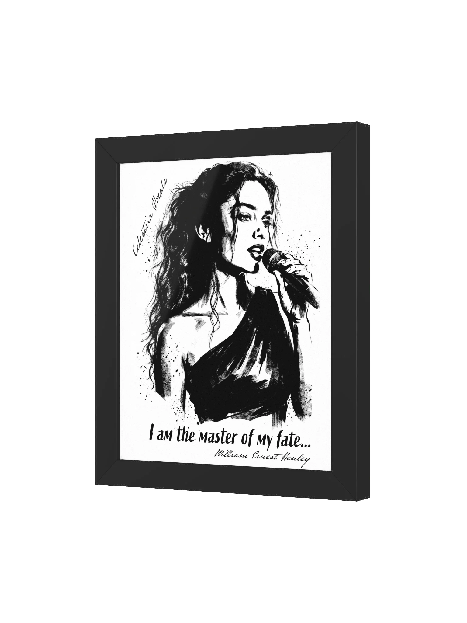"I am the master of my fate" Celestria Poster — Inspirational Wall Art Print product image (62)