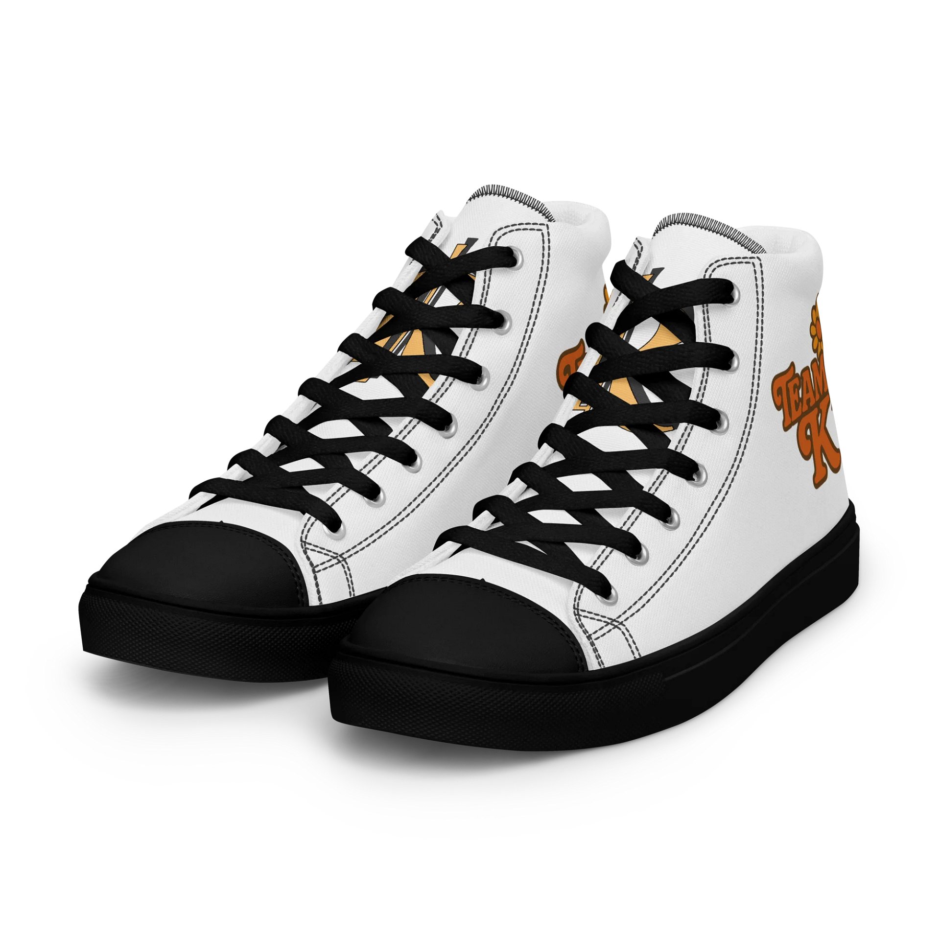Team K 1970's Women's High Top Canvas Shoes product image (9)