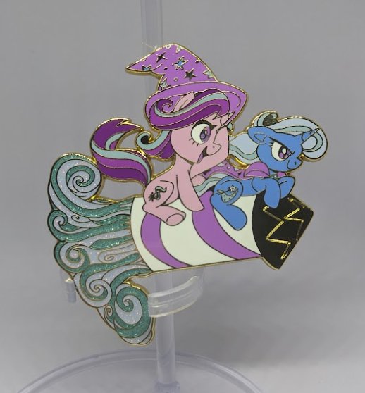 Trixie Lulamoon & Starlight Glimmer Fan series Jumbo Enamel pin | Pre-Order product image (1)