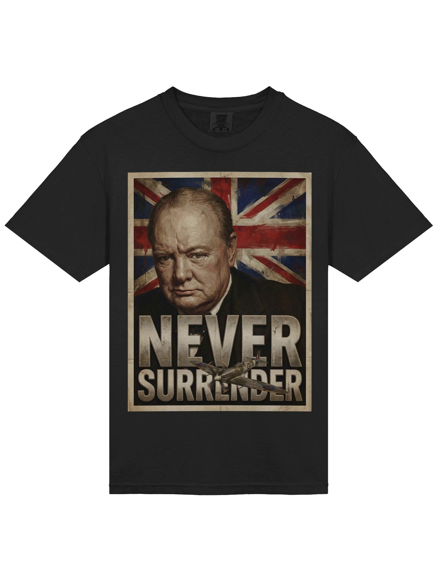 Never Surrender Winston Churchill T-Shirt product image (24)