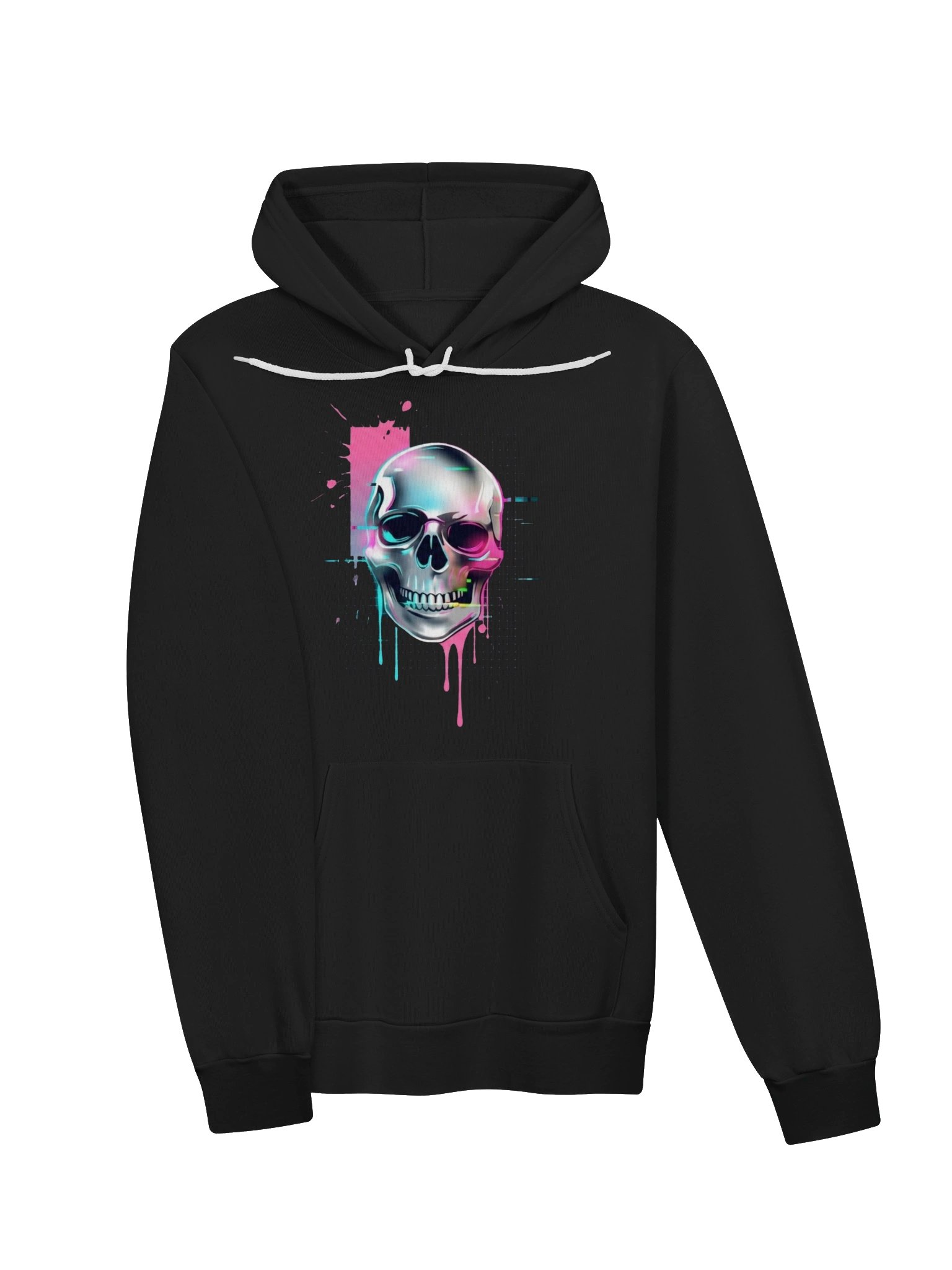 Neon Skull Grid Hoodie product image (3)