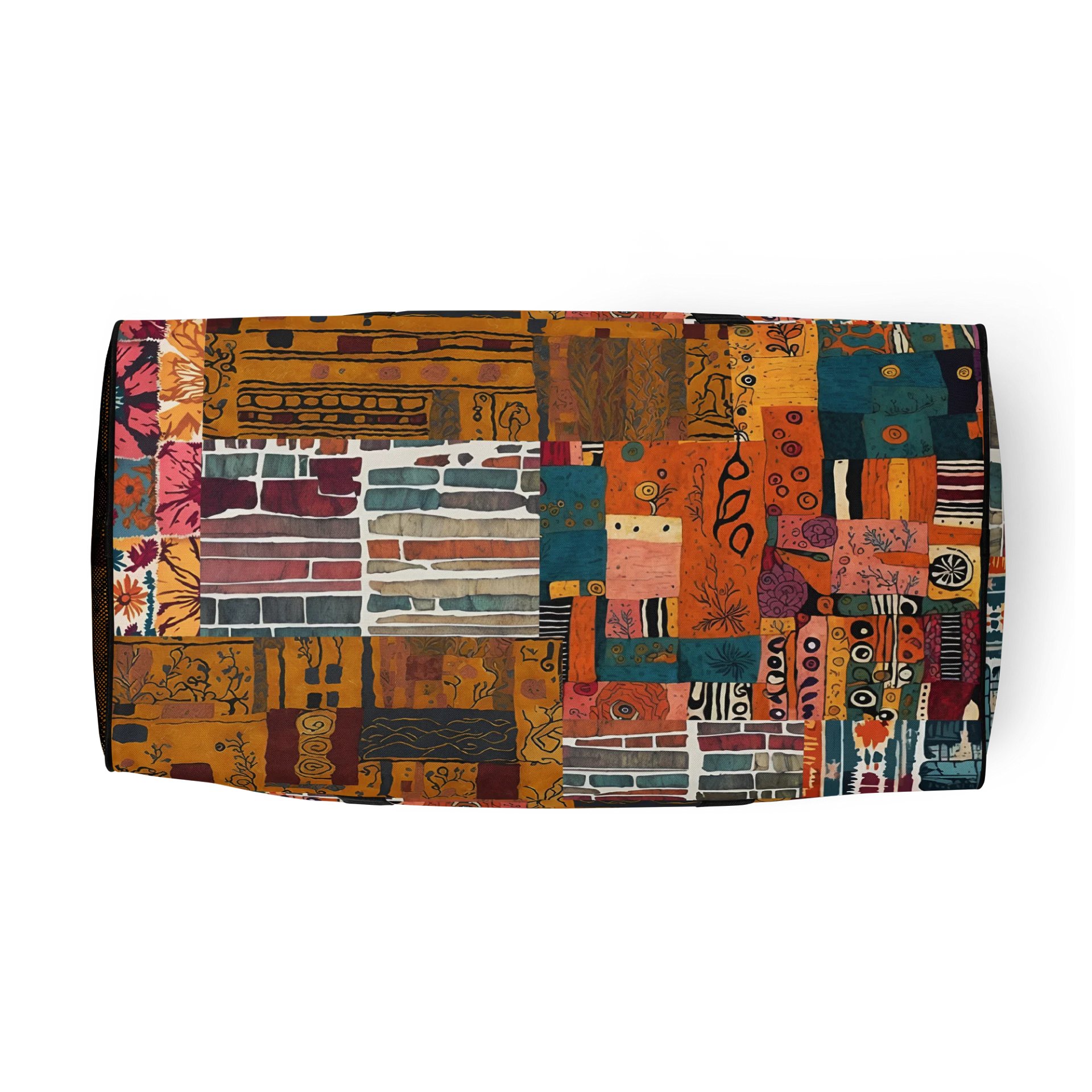 Eclectic Patchwork Paradise Duffle Bag product image (6)
