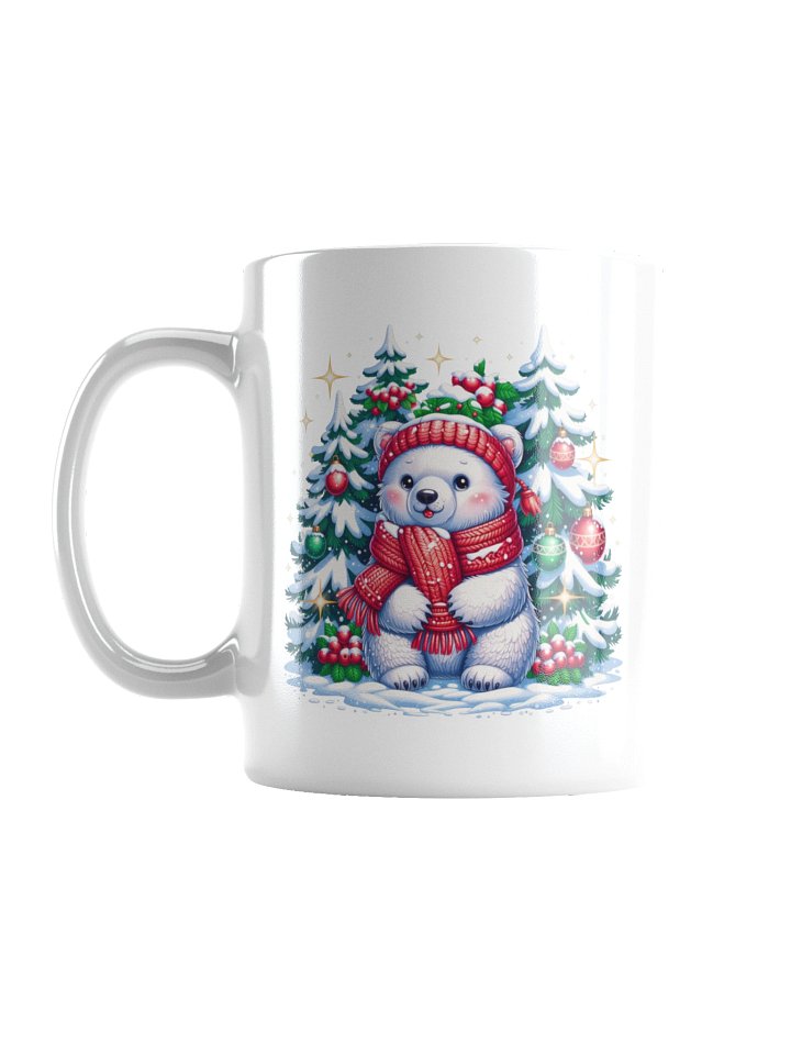 Cozy Polar Bear Holiday Coffee Mug product image (1)