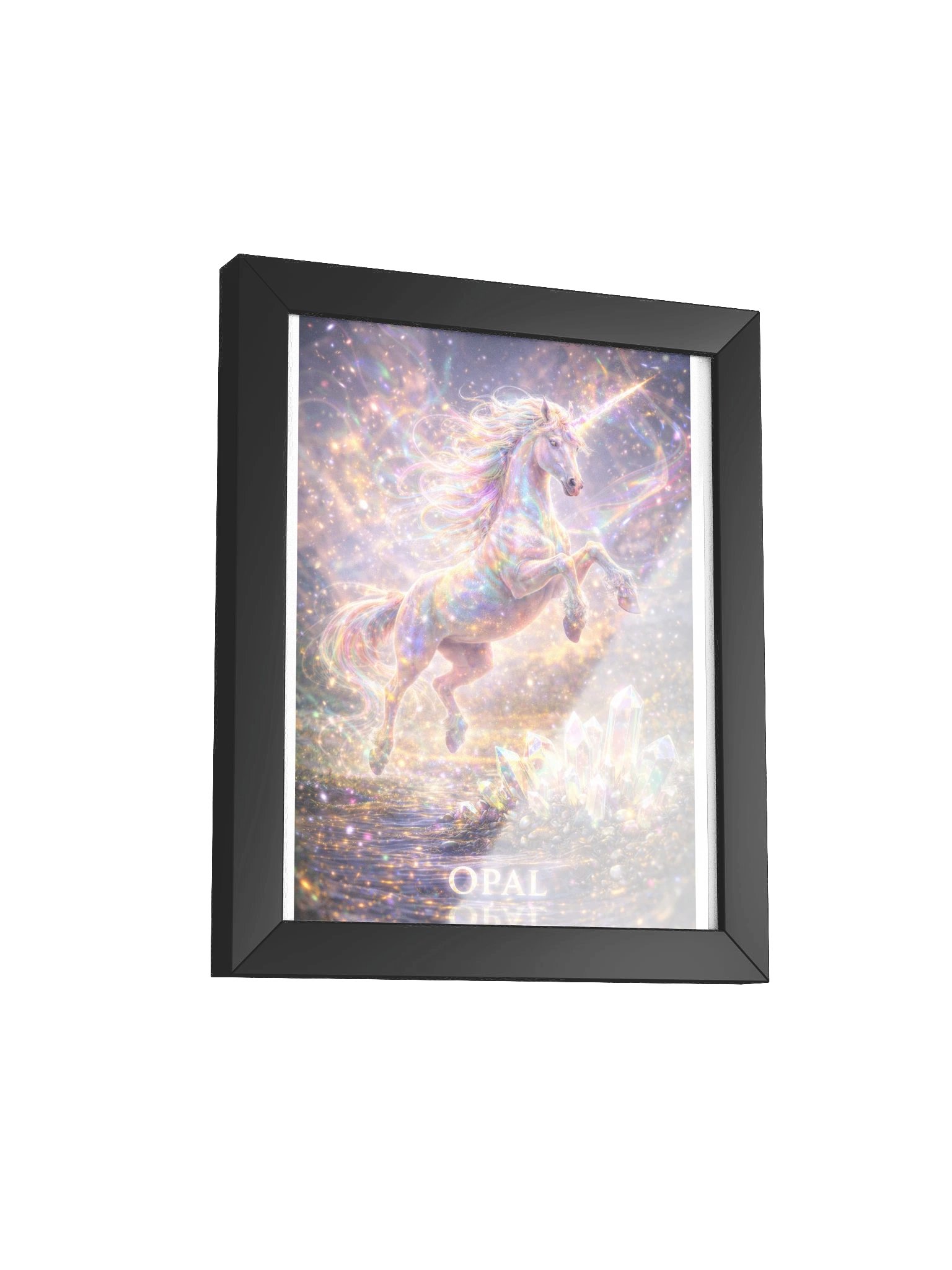 Opal Unicorn Framed Poster product image (100)