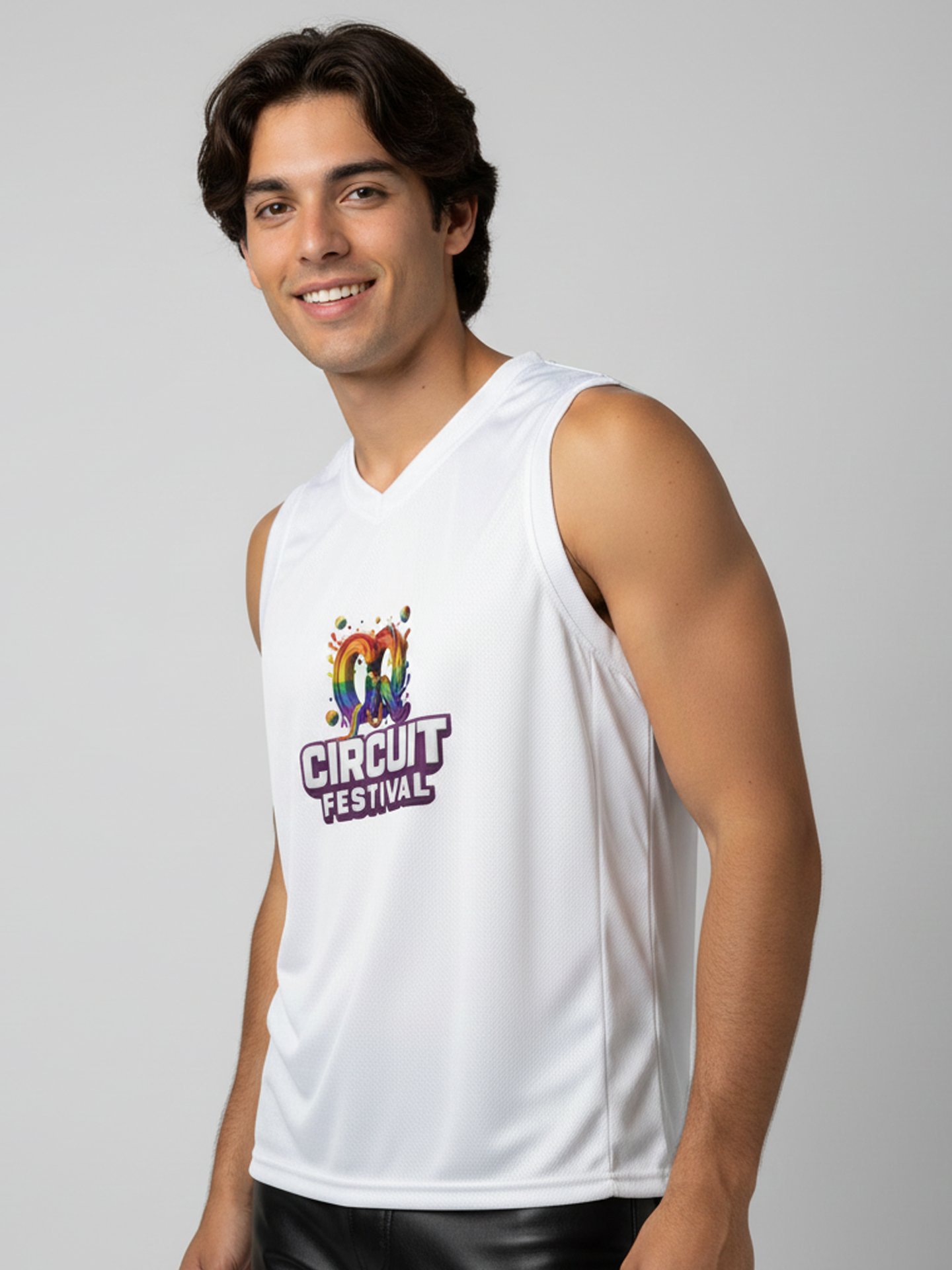 CQ CIRCUIT FESTIVAL SLEEVELESS PERFORMANCE TEE product image (2)