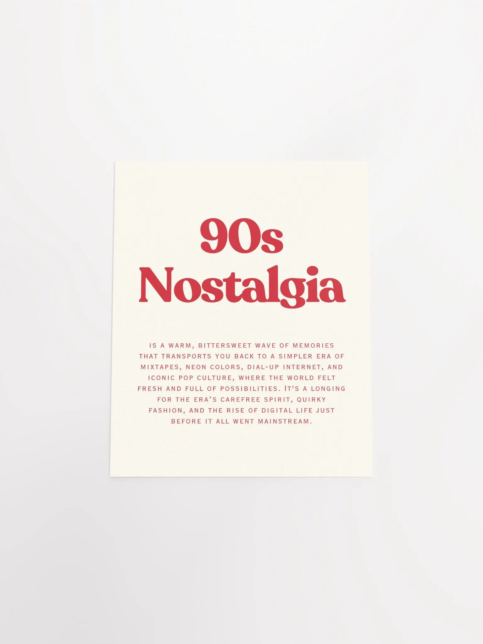 90s Nostalgia - Enhanced Matte Paper Poster product image (4)
