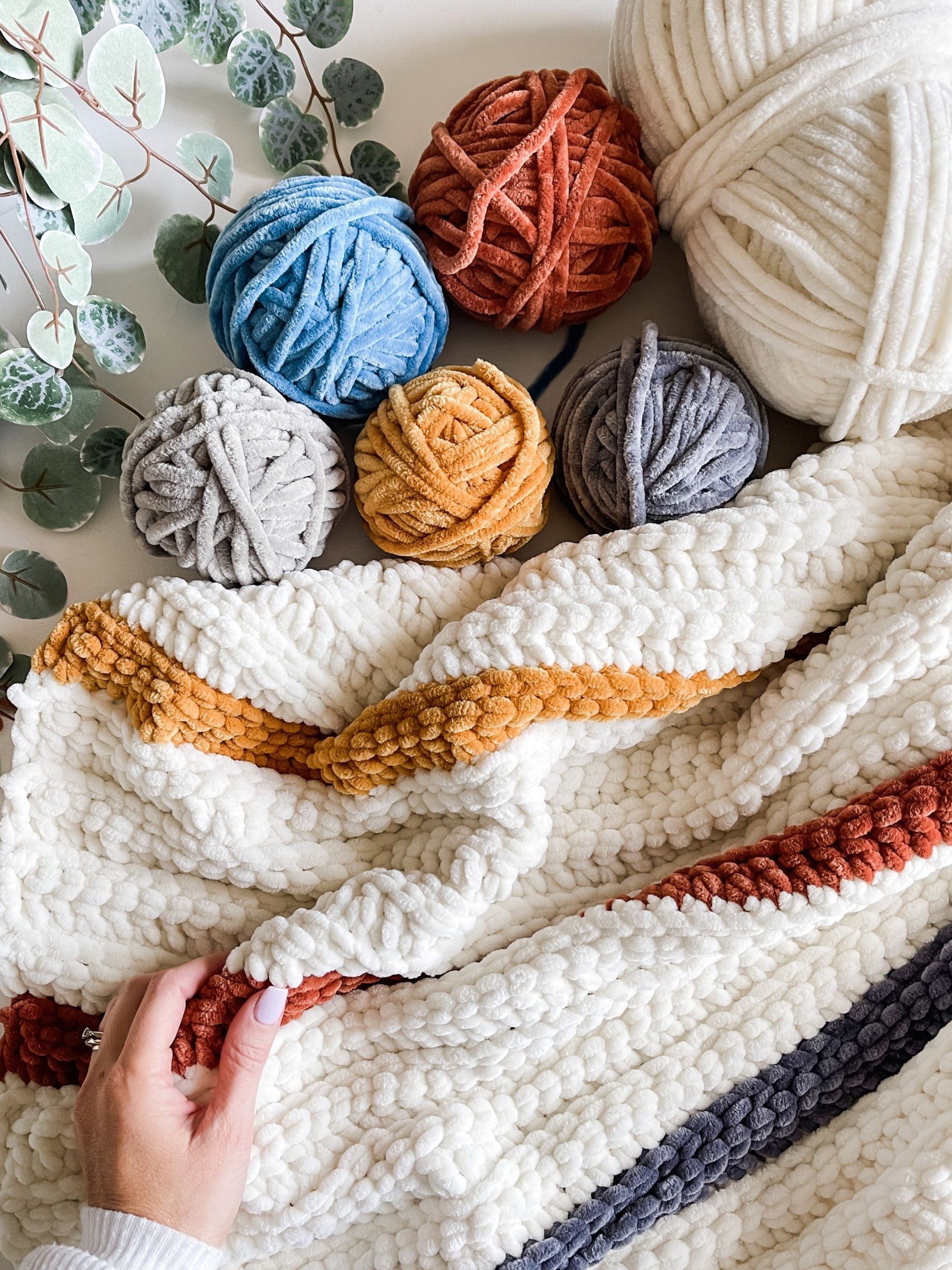 Sweet Snuggles Ribbed Blanket Crochet Pattern product image (9)
