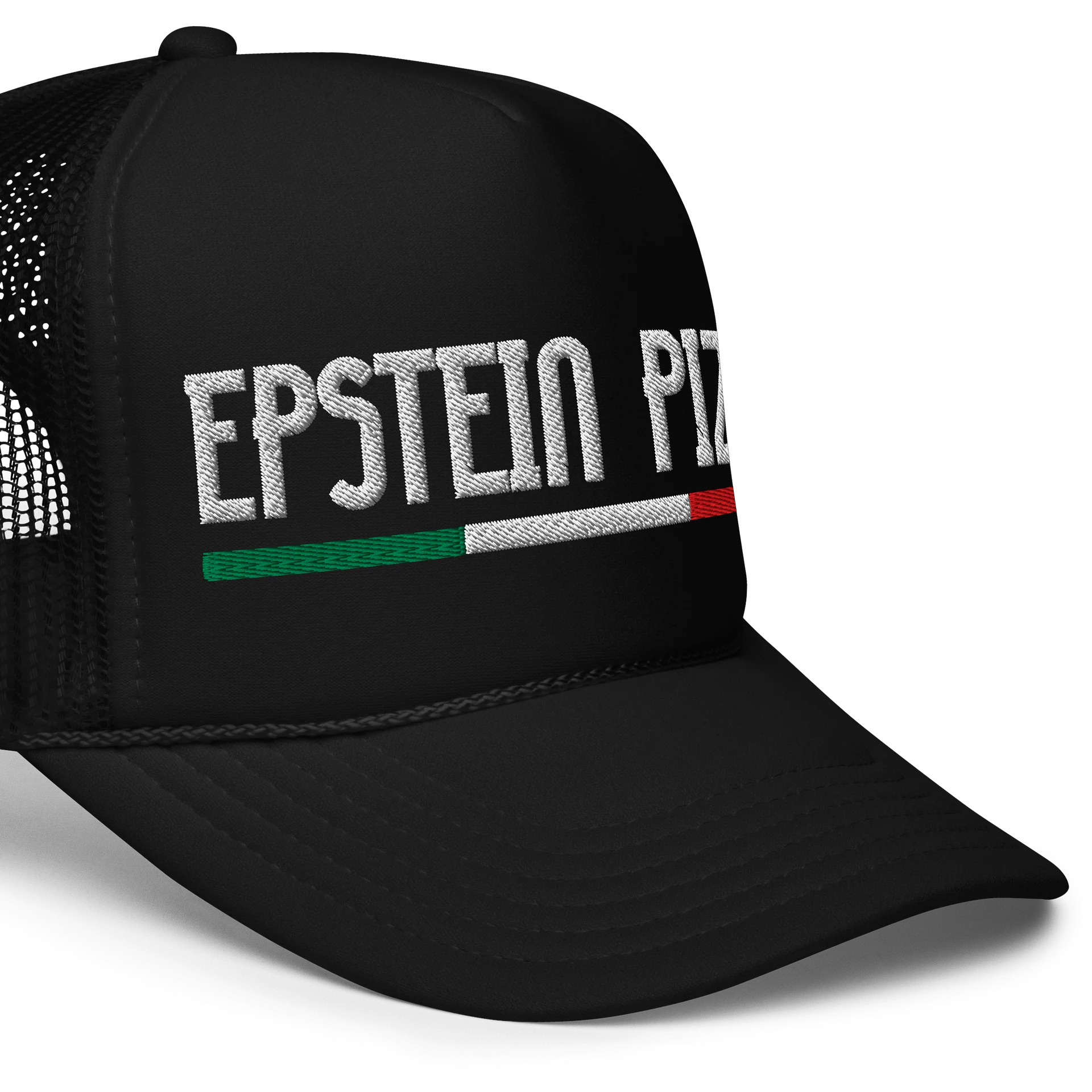 EPSTEIN PIZZA GATE Foam Trucker Hat product image (5)