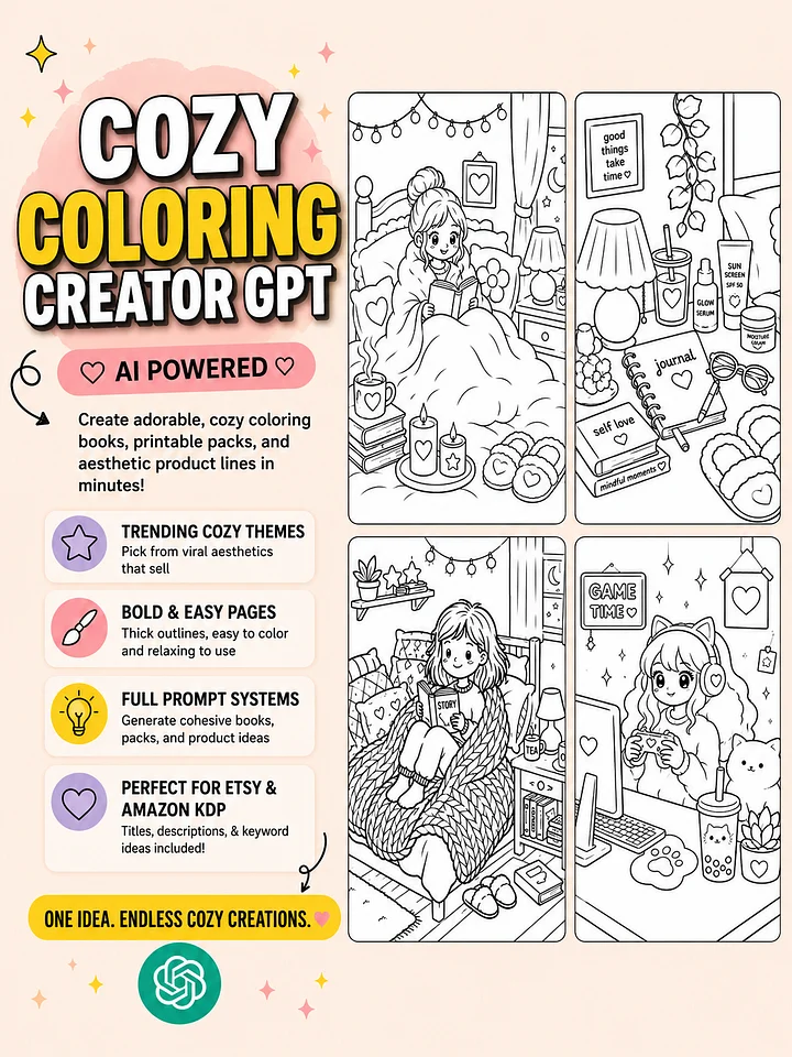 Cozy Coloring Creator product image (1)